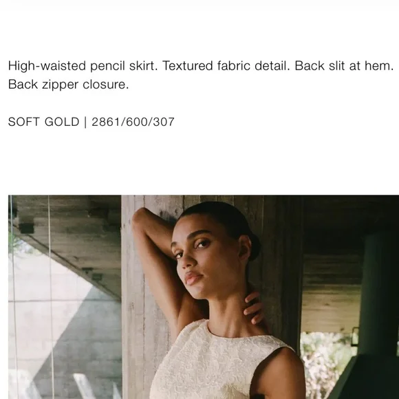 Zara NWT textured midi skirt 2861/600 - Picture 9 of 11